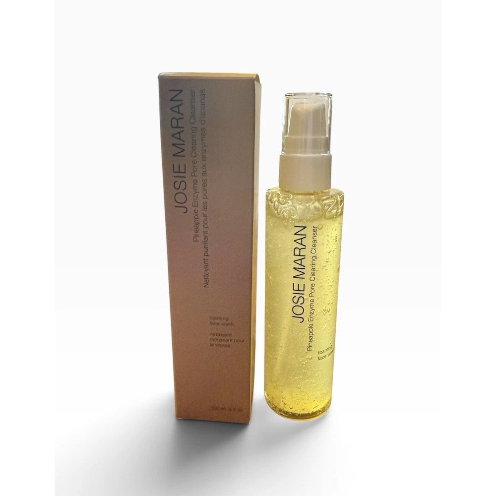 Josie Maran Pineapple Enzyme Pore Clearing Cleanser 5 oz Foaming Face Wash